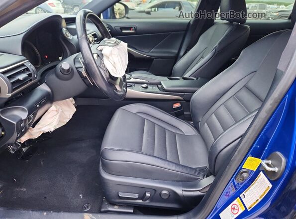 JTHBA1D20K5087670 2019 LEXUS IS Blue Widok wnętrza z przodu