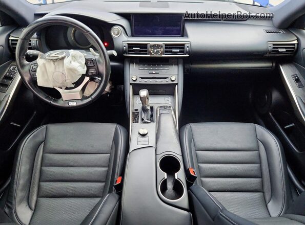 JTHBA1D20K5087670 2019 LEXUS IS Blue Widok deski rozdzielczej