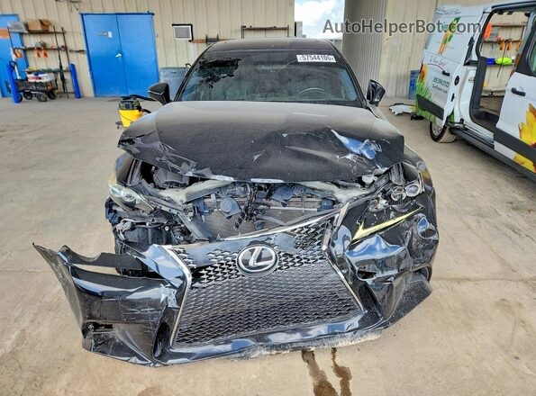 JTHBA1D21G5011110 2016 LEXUS IS Black Widok z przodu