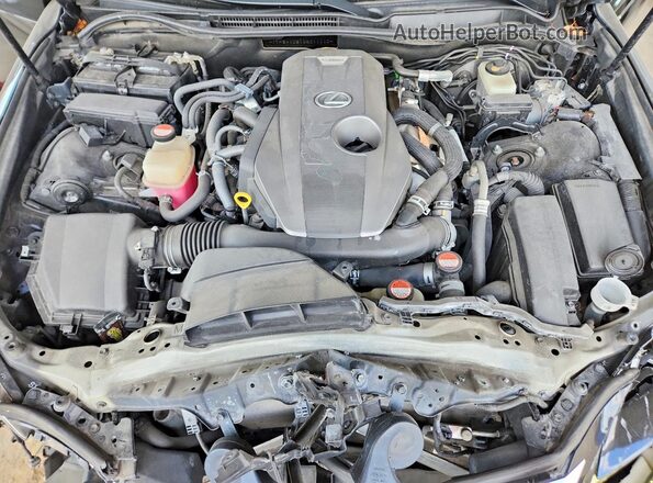 JTHBA1D21G5011110 2016 LEXUS IS Black Widok wnętrza z tyłu
