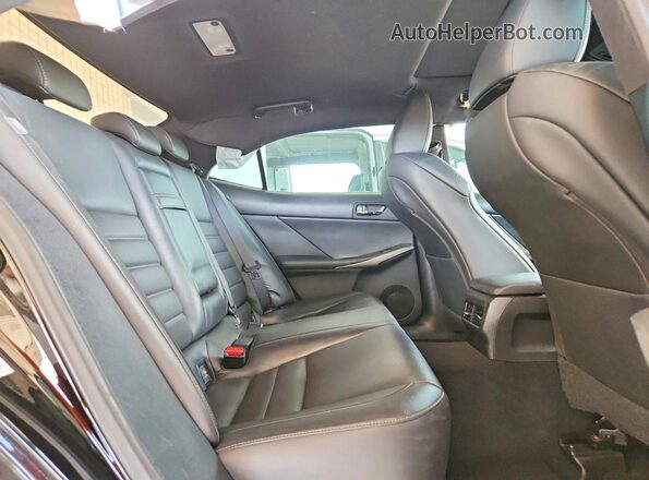 JTHBA1D21G5011110 2016 LEXUS IS Black Widok tylnych siedzeń