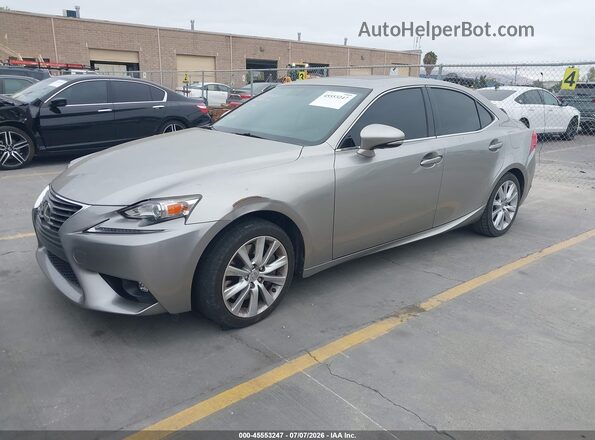 JTHBA1D21G5029493 2016 LEXUS IS 200T Gold Передня ліва чверть