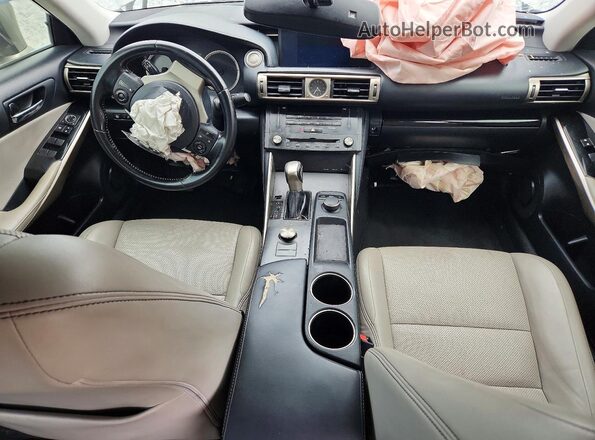 JTHBA1D21G5037576 2016 LEXUS IS Tan Вид панелі приладів