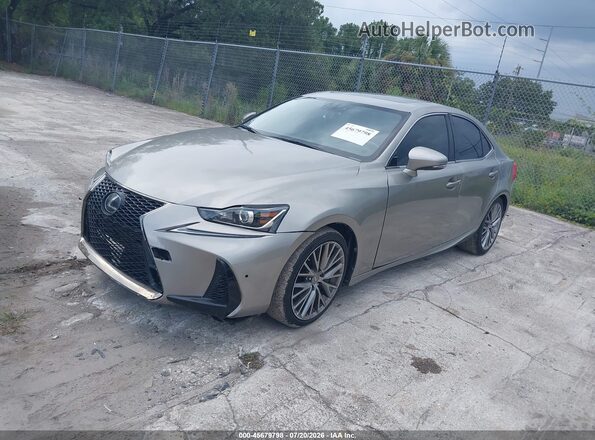 JTHBA1D21H5043234 2017 LEXUS IS 200T Gray Vista tres cuartos delantera izquierda