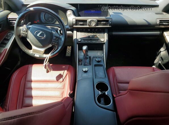 JTHBA1D21H5049423 2017 LEXUS IS Silver წინა პანელის ხედი