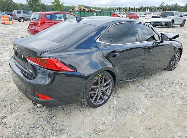 JTHBA1D21J5068933 2018 LEXUS IS Black Задня права чверть