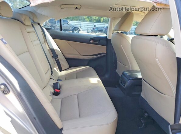 JTHBA1D21J5075669 2018 LEXUS IS Silver Вид задніх сидінь
