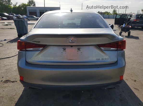 JTHBA1D21J5075669 2018 LEXUS IS Silver Вид ззаду