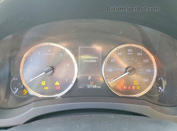 JTHBA1D21J5075669 2018 LEXUS IS Silver Вид щитка приладів