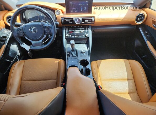 JTHBA1D21R5131590 2024 LEXUS IS Red Dashboard view