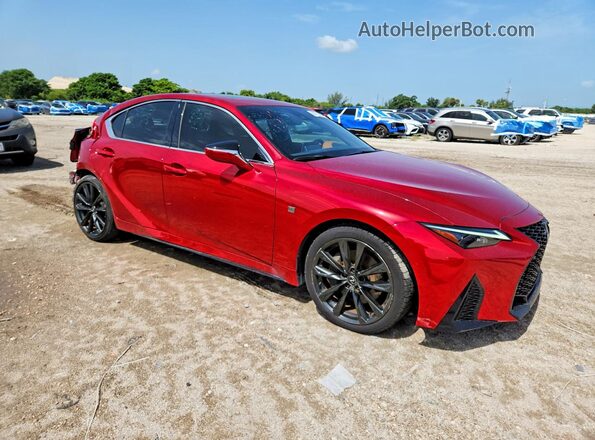 JTHBA1D21R5131590 2024 LEXUS IS Red Front right