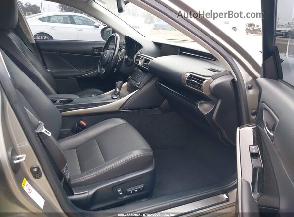 JTHBA1D22G5027591 2016 LEXUS IS 200T Silver Widok wnętrza z przodu