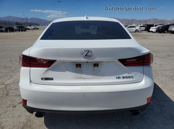 JTHBA1D22G5036971 2016 LEXUS IS White Widok z tyłu