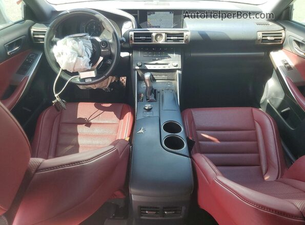 JTHBA1D22G5036971 2016 LEXUS IS White Widok deski rozdzielczej