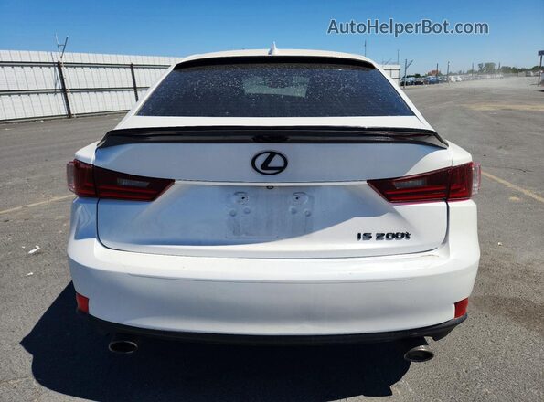 JTHBA1D22G5037134 2016 LEXUS IS White Widok z tyłu