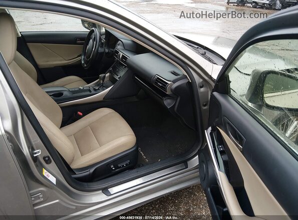 JTHBA1D22H5053416 2017 LEXUS IS 200T Gray Front interior view