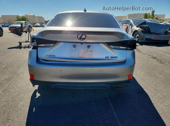 JTHBA1D22J5081206 2018 LEXUS IS Silver Вид ззаду
