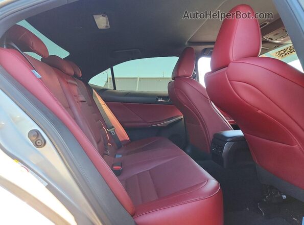 JTHBA1D22J5081206 2018 LEXUS IS Silver Вид задніх сидінь