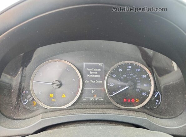 JTHBA1D22K5095284 2019 LEXUS IS Silver Instrument cluster view