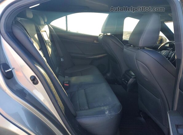 JTHBA1D22K5100323 2019 LEXUS IS Silver Vista de los asientos traseros