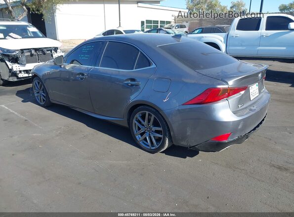 JTHBA1D23H5047205 2017 LEXUS IS 200T Gray Հետևի ձախ