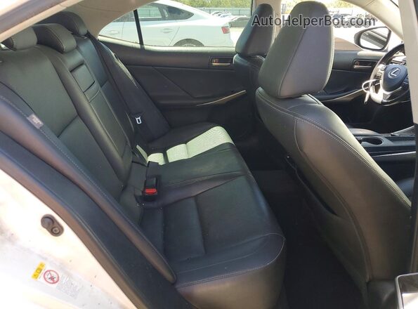 JTHBA1D23H5055871 2017 LEXUS IS White Rear seats view