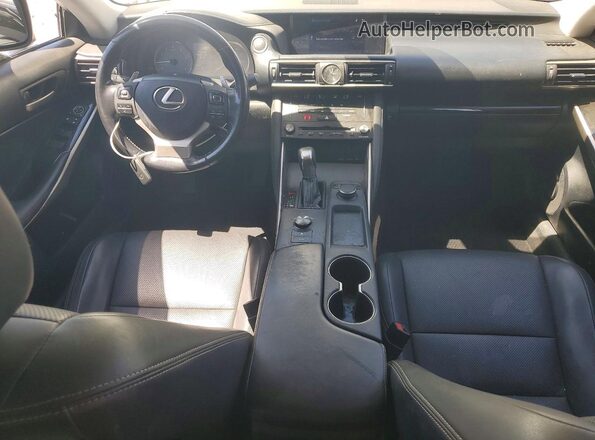 JTHBA1D23H5055871 2017 LEXUS IS White Dashboard view