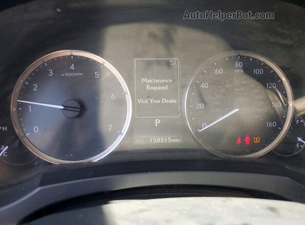JTHBA1D23H5055871 2017 LEXUS IS White Instrument cluster view