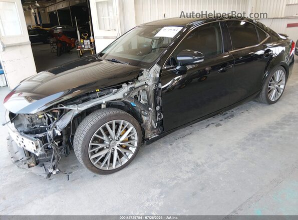 JTHBA1D23H5058639 2017 LEXUS IS 200T Black Vista tres cuartos delantera izquierda