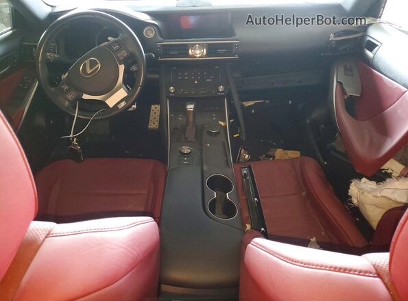 JTHBA1D23J5062292 2018 LEXUS IS White Вид панелі приладів