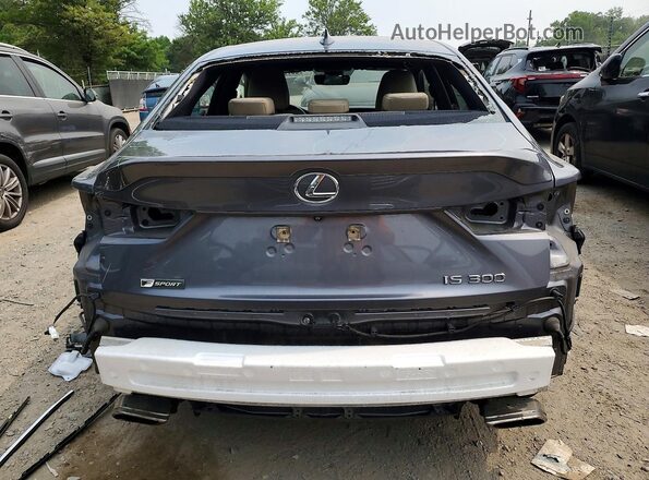 JTHBA1D23J5071803 2018 LEXUS IS Gray Widok z tyłu
