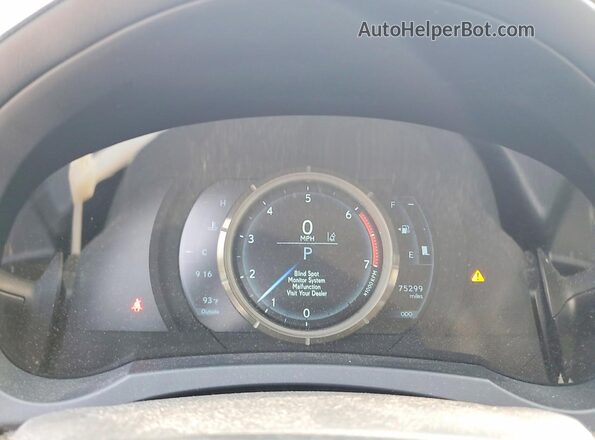 JTHBA1D23J5071803 2018 LEXUS IS Gray Widok zestawu wskaźników