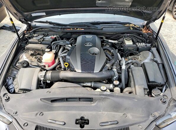 JTHBA1D23J5071803 2018 LEXUS IS Gray Widok wnętrza z tyłu