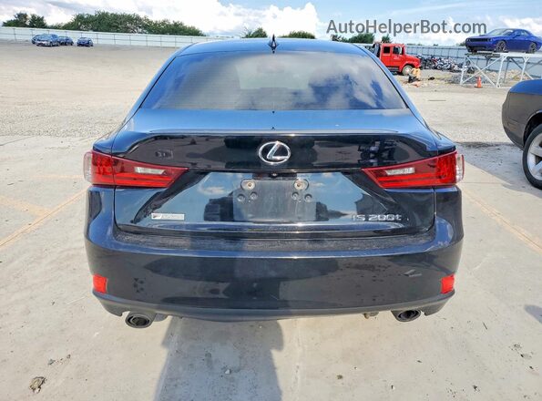 JTHBA1D24G5006659 2016 LEXUS IS Черный Вид сзади
