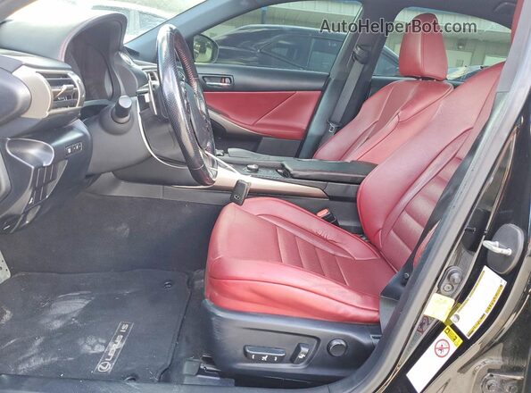 JTHBA1D24G5006659 2016 LEXUS IS Черный Вид салона спереди