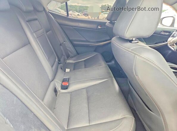 JTHBA1D24G5021310 2016 LEXUS IS Gray უკანა სავარძლების ხედი