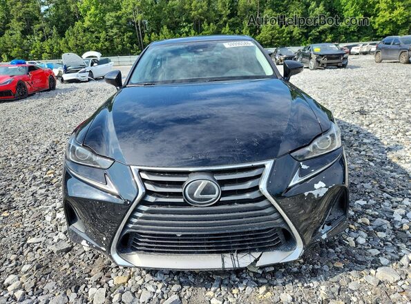 JTHBA1D24H5048668 2017 LEXUS IS Black Դիմացի տեսք
