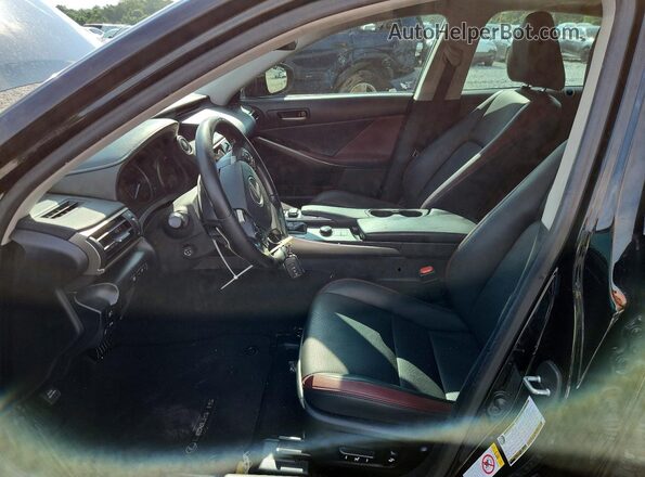 JTHBA1D24H5048668 2017 LEXUS IS Black Սալոնի դիմացի տեսք