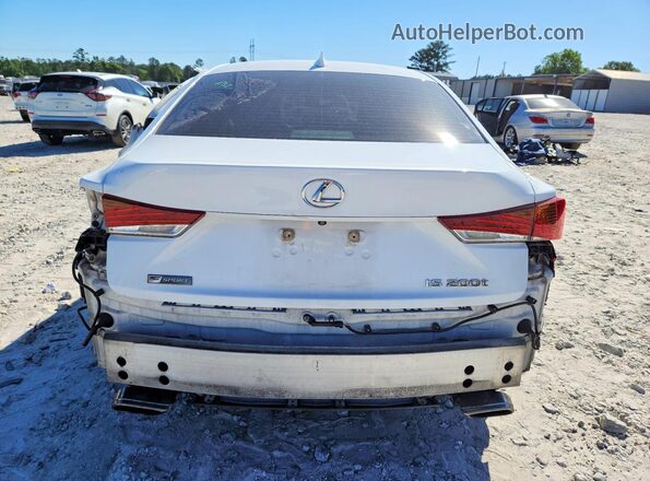 JTHBA1D24H5051568 2017 LEXUS IS White Вид ззаду