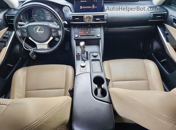 JTHBA1D24H5054048 2017 LEXUS IS Белый Вид панели приборов