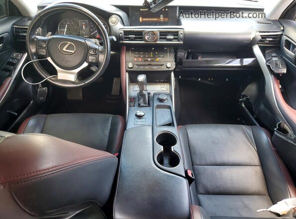 JTHBA1D24J5066853 2018 LEXUS IS Tan Dashboard view