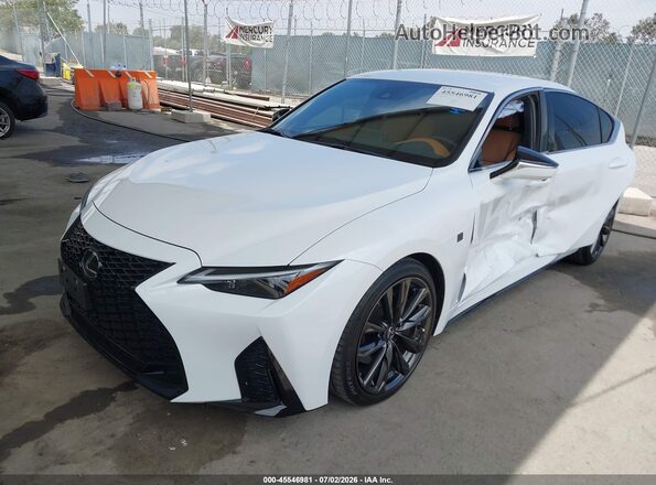 JTHBA1D24S5135638 2025 LEXUS IS 300 White Передня ліва чверть