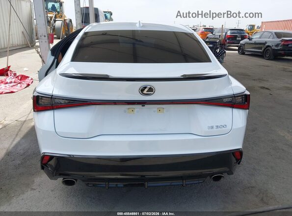 JTHBA1D24S5135638 2025 LEXUS IS 300 White 