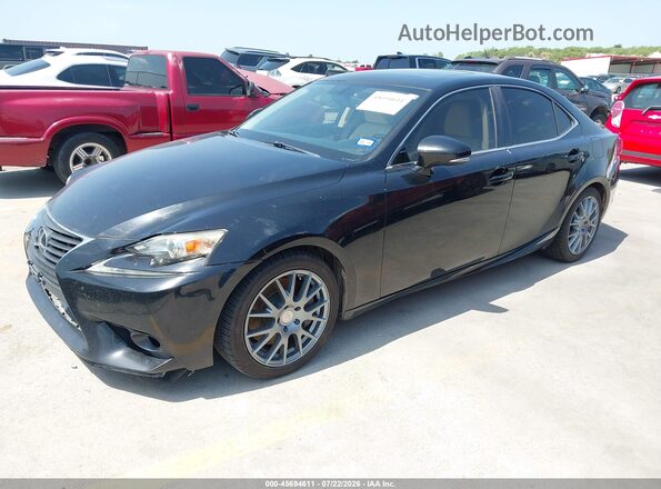 JTHBA1D25G5020747 2016 LEXUS IS 200T Black Передня ліва чверть