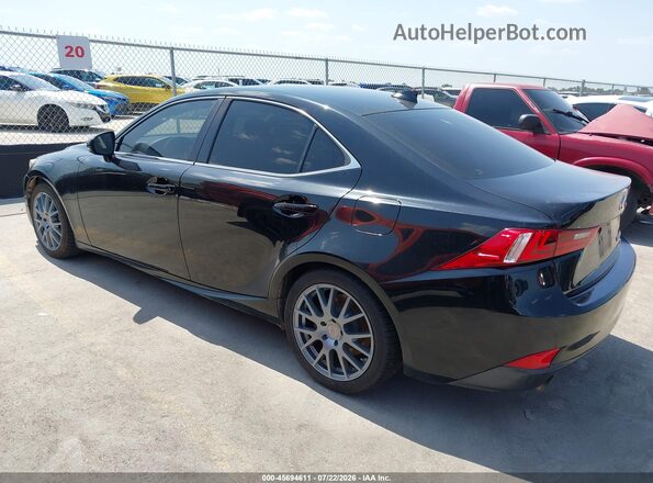 JTHBA1D25G5020747 2016 LEXUS IS 200T Black Задня ліва чверть