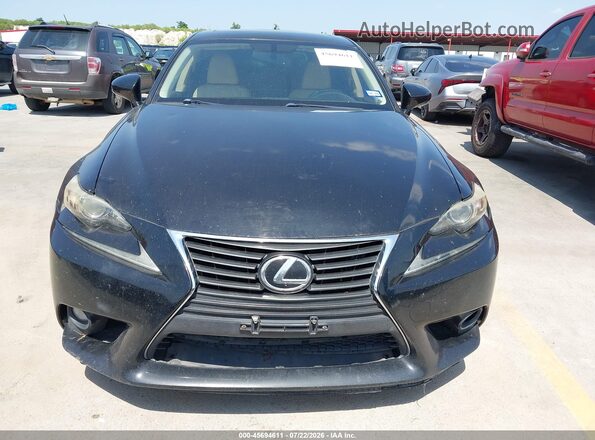 JTHBA1D25G5020747 2016 LEXUS IS 200T Black Вид спереду