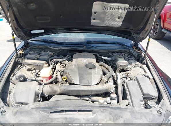 JTHBA1D25G5020747 2016 LEXUS IS 200T Black Вид ззаду