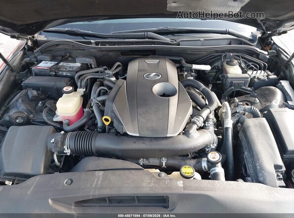 JTHBA1D25H5050865 2017 LEXUS IS 200T Black Вид ззаду