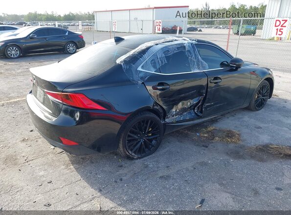 JTHBA1D25H5050865 2017 LEXUS IS 200T Black Задня права чверть