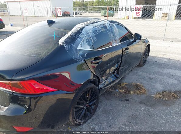 JTHBA1D25H5050865 2017 LEXUS IS 200T Black Вид спереду
